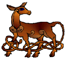 Celtic deer symbol
