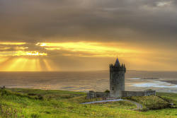 Fantasy Ireland Castle at Sunset