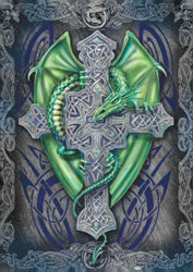 Green Celtic Dragon